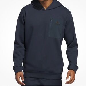 adidas Men's Hoodie Blue Medium
